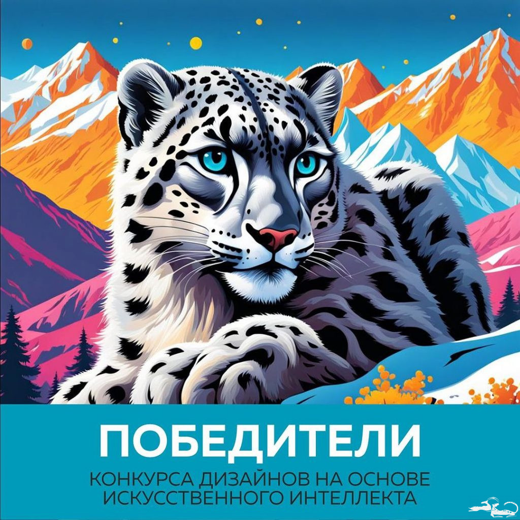 Список победителей конкурса дизайнов на основе искусственного интеллекта «Исчезающие сокровища Кыргызстана. Сохранение снежного барса и его экосистемы».